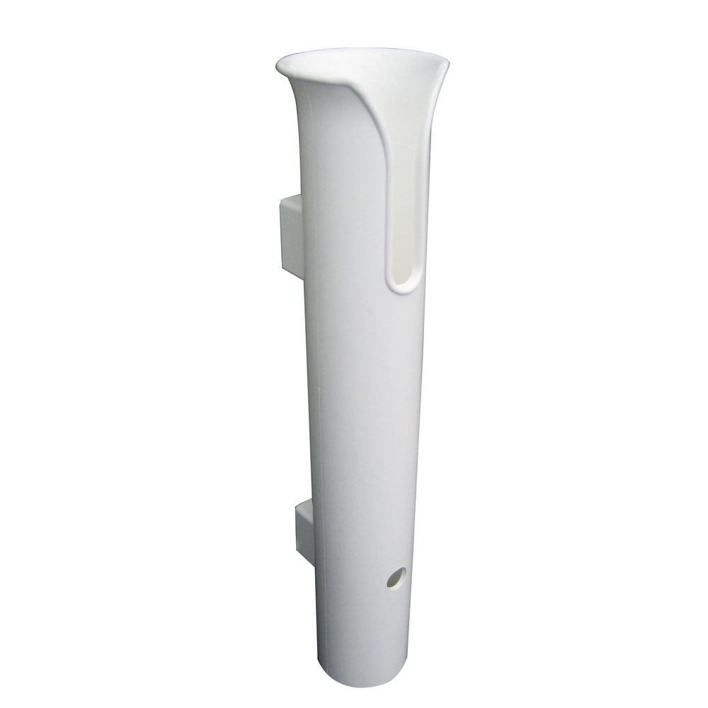 TACO Poly Stand-Off Rod Holder with Stainless Steel Hardware - White
