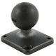 RAM Mount 2" x 2.5" Rectangle Composite Base with 1.5" Ball