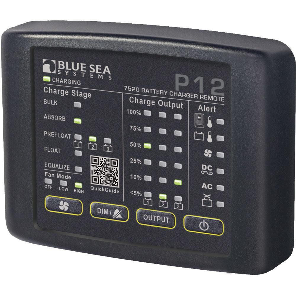 Blue Sea Systems 7520 P12 LED Remote for Battery Chargers
