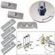 Tecnoseal Anode Kit with Hardware - Mercury Verado 6 - Aluminum