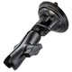 RAM Mount 1" Diameter Ball Standard Length Double Socket Arm with 3.25" Diameter Suction Cup Twist Lock Base