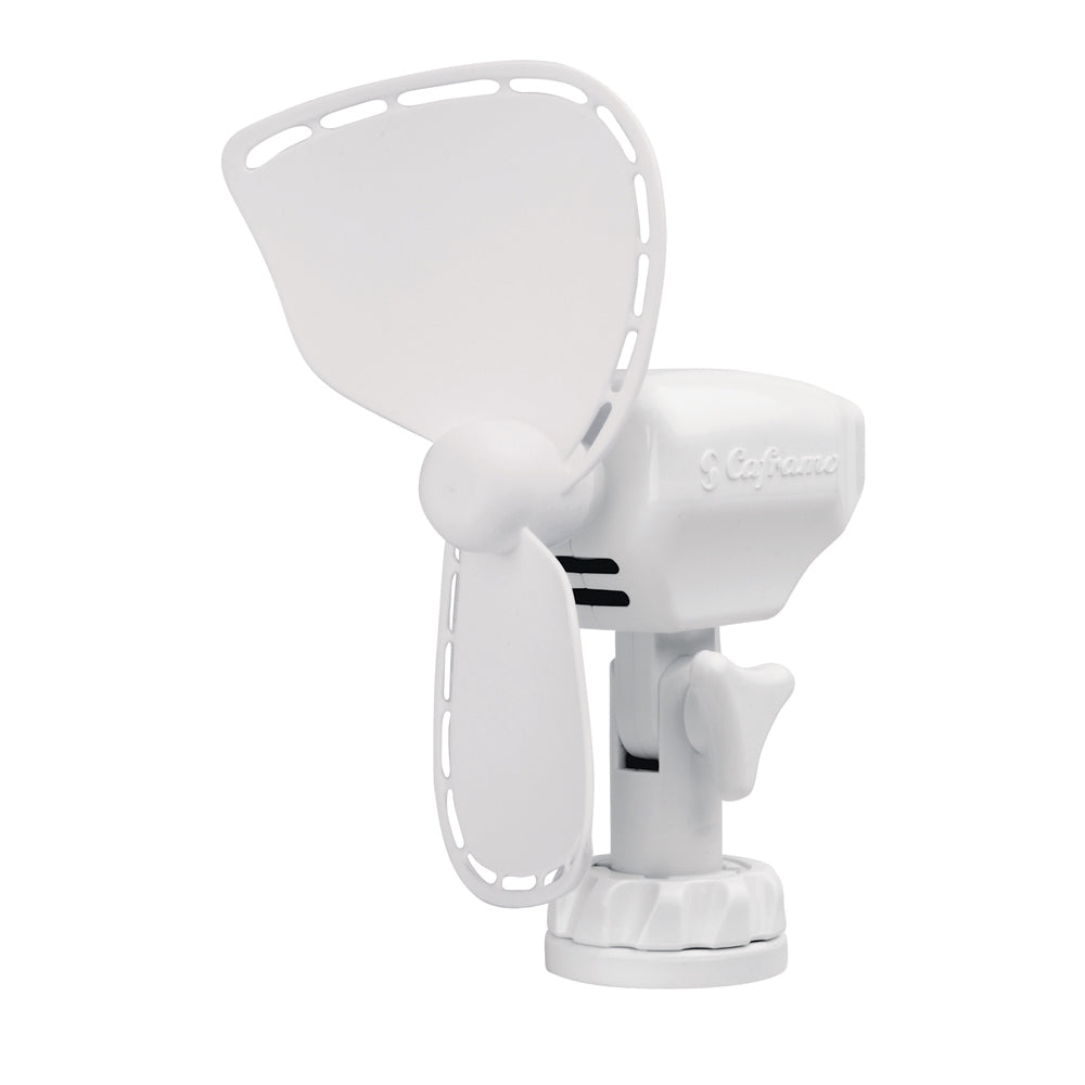 SEEKR by Caframo Ultimate 747 12V 2-Speed 7" Fan with Lighter Plug - White
