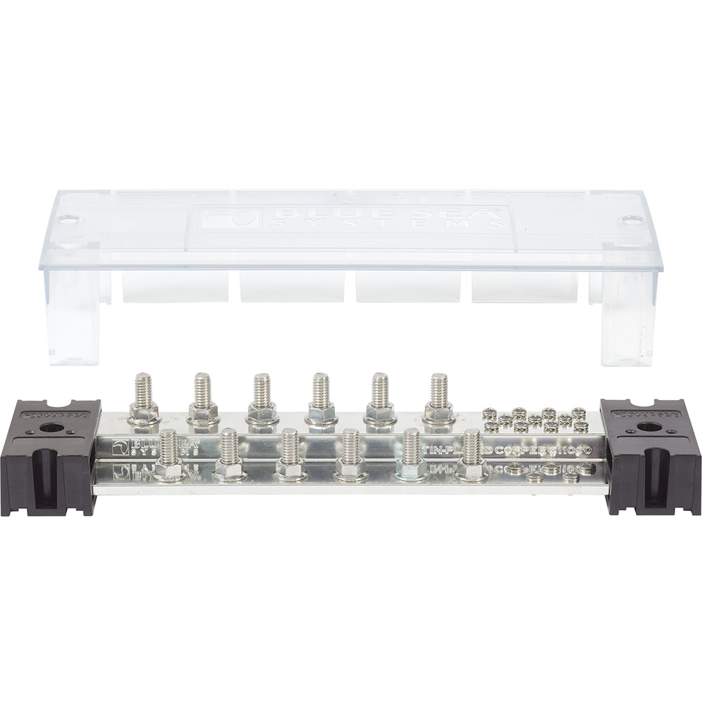 Blue Sea Systems PowerBar 1000 - 12 3/8" Terminal Studs with Cover