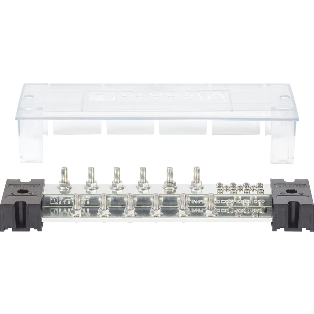 Blue Sea Systems PowerBar 1000 - 12 5/16" Terminal Studs with Cover