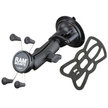 RAM Mount Twist Lock Suction Cup Mount with Universal X-Grip Cell Phone Holder