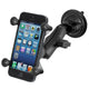 RAM Mount Twist Lock Suction Cup Mount with Universal X-Grip Cell Phone Holder