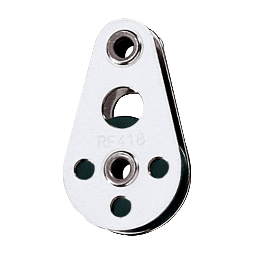 Ronstan Wire Block - Tubular Rivet Head with Nylatron® Sheave - 25mm (1") Sheave Diameter