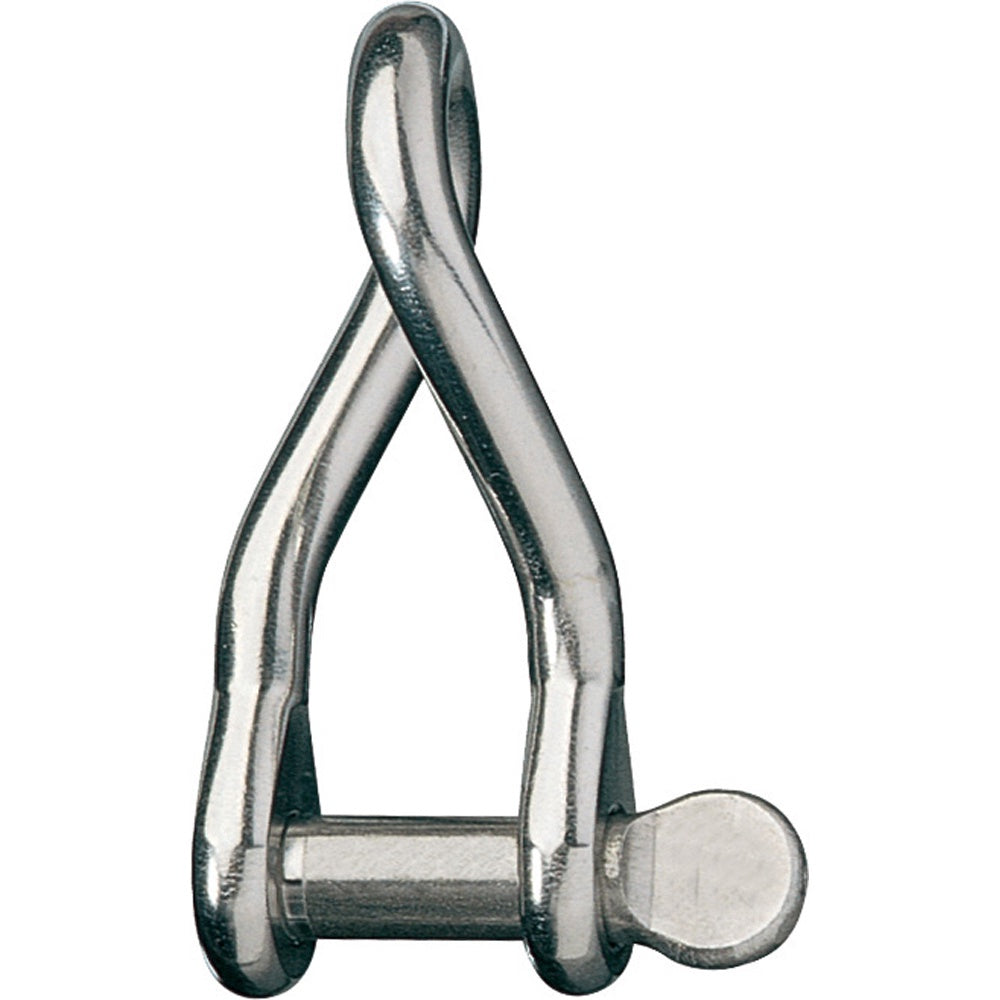 Ronstan - Stainless Steel Twisted Twisted D Shackle, Coined Head