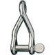 Ronstan - Stainless Steel Twisted Twisted D Shackle, Coined Head
