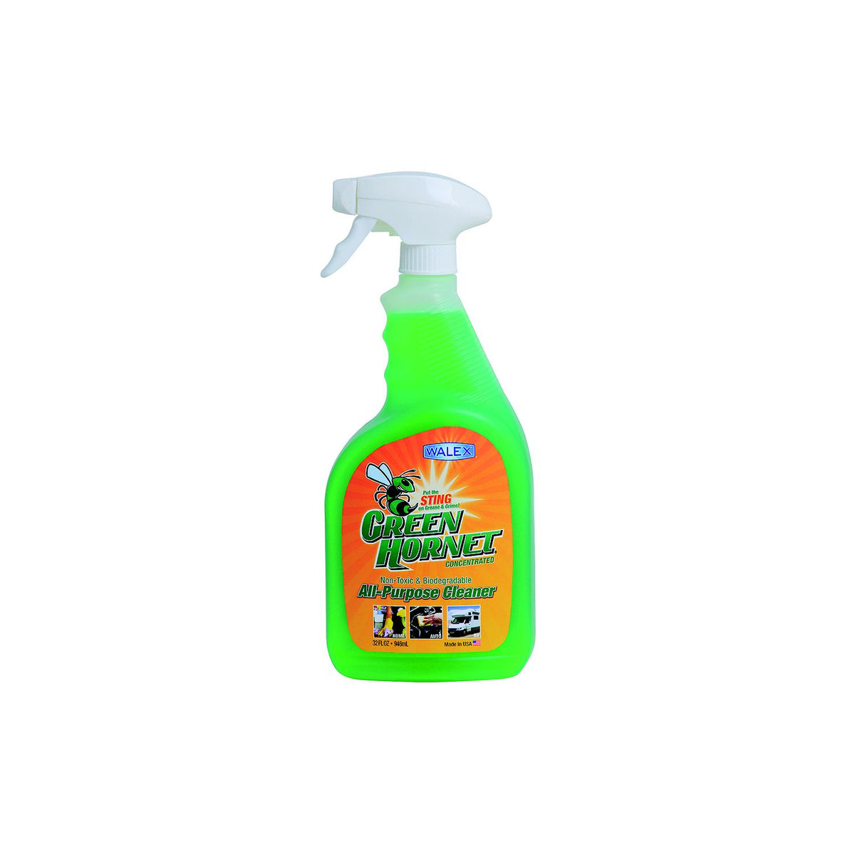 Walex Green Hornet® Industrial Strength Cleaner/Degreaser, 32 oz.