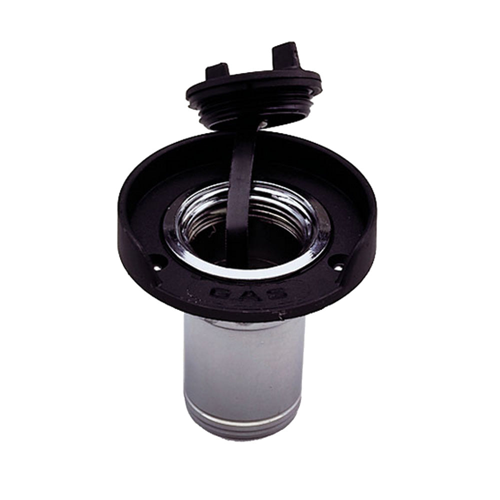 Perko Gas Fill for 1-1/2" Hose - Chrome Plated Zinc, Black Flange