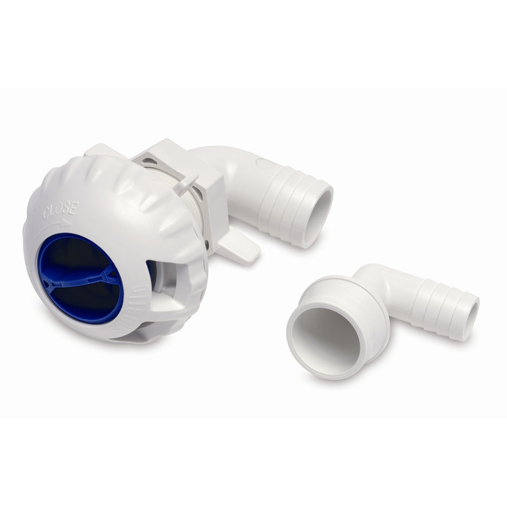 Shurflo by Pentair Livewell Fill Valve with 3/4" & 1-1/8" Fittings