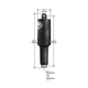 Lenco 101XDS Short Extreme Duty Actuator - 12V - 2-1/4" Stroke with 3/8" Hardware