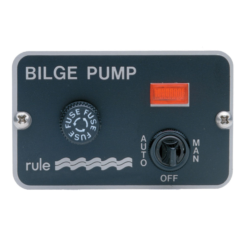 Rule Deluxe 3-Way Panel Lighted Switch for Auto Float 24/32VDC