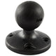 RAM Mount 2.5" Composite Round Base with AMPS Hole Pattern & 1.5" Ball
