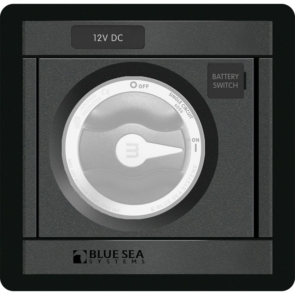 Blue Sea Systems 1139 DC M-Series Black Panel Square