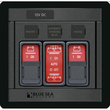 Blue Sea Systems 1147 Remote Control Panel with (2)2145 & (1)2146 Remote Control Contura Switch