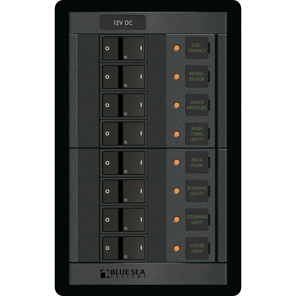 Blue Sea Systems 1200 12V DC 8 Position - Vertical