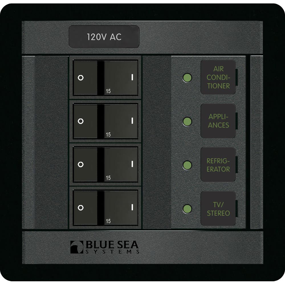 Blue Sea Systems 1210 120V AC 4 Position