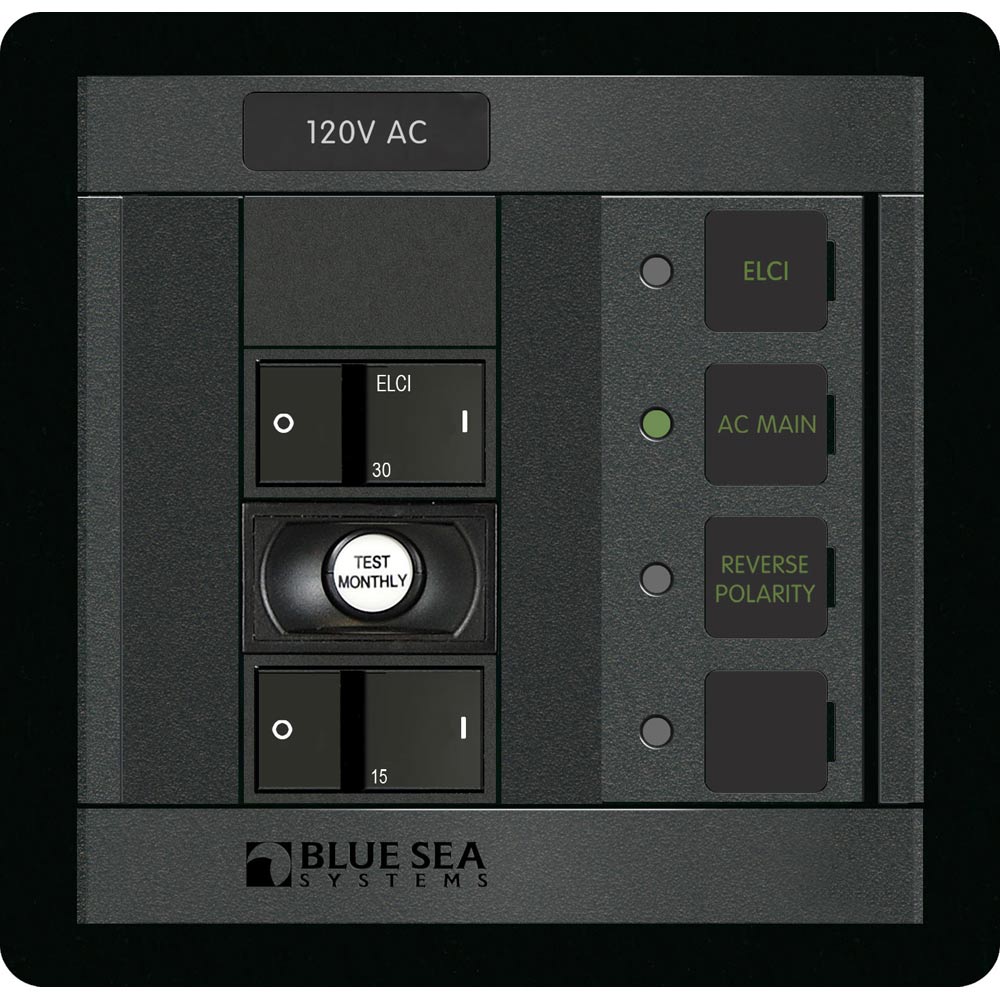 Blue Sea Systems 1190 ELCI Main 30A Double Pole + 1 Position