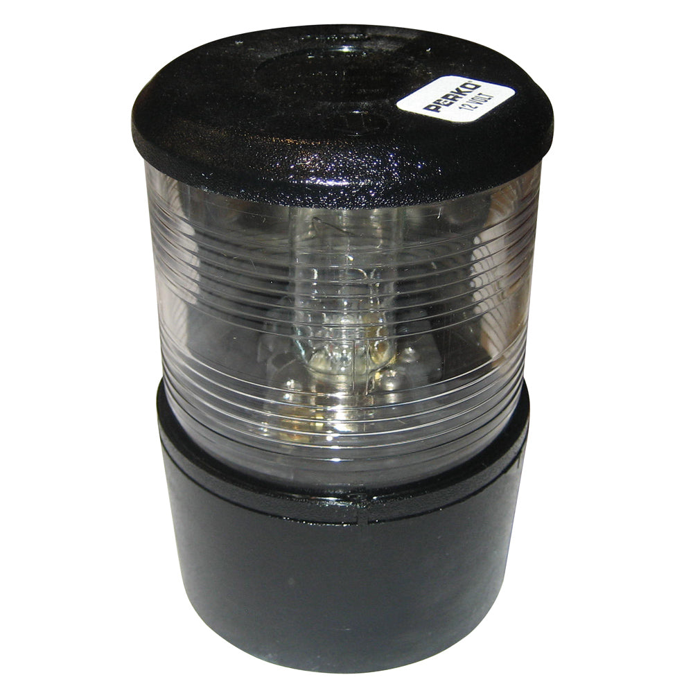 Perko Masthead Light for Sail or Power Less Than 20M - 12VDC - Black Base Mount/White Light