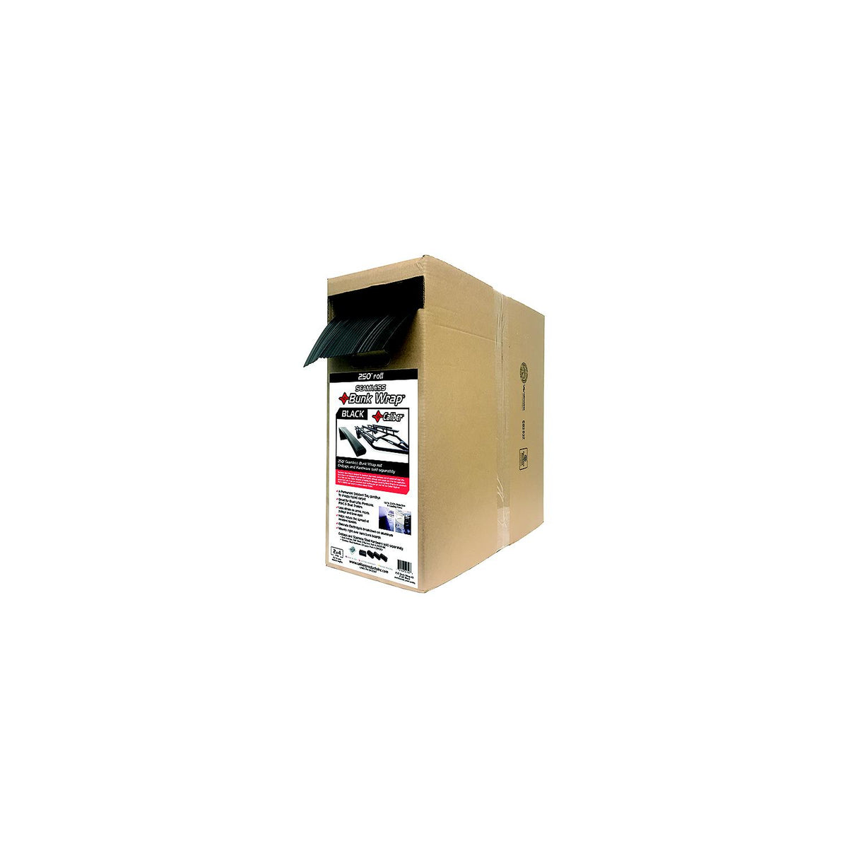 Caliber Bunk Wrap 2" x 4" Bunk Wrap, 250' Black