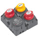 BEP Square Battery Distribution Cluster for Single Engine with Two Battery Banks
