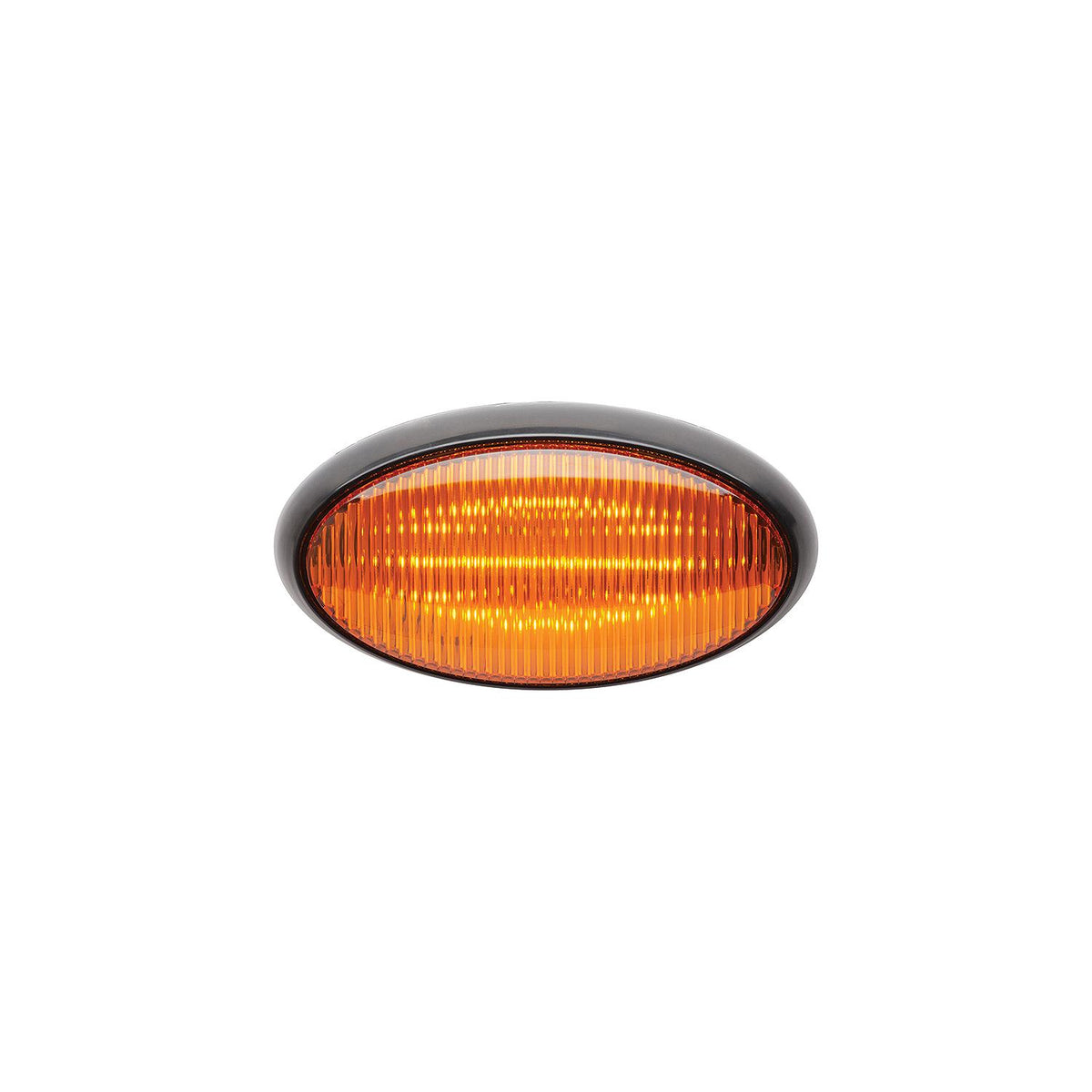 FulTyme RV LED Porch Light, Yellow Light/ Black Housing without Switch