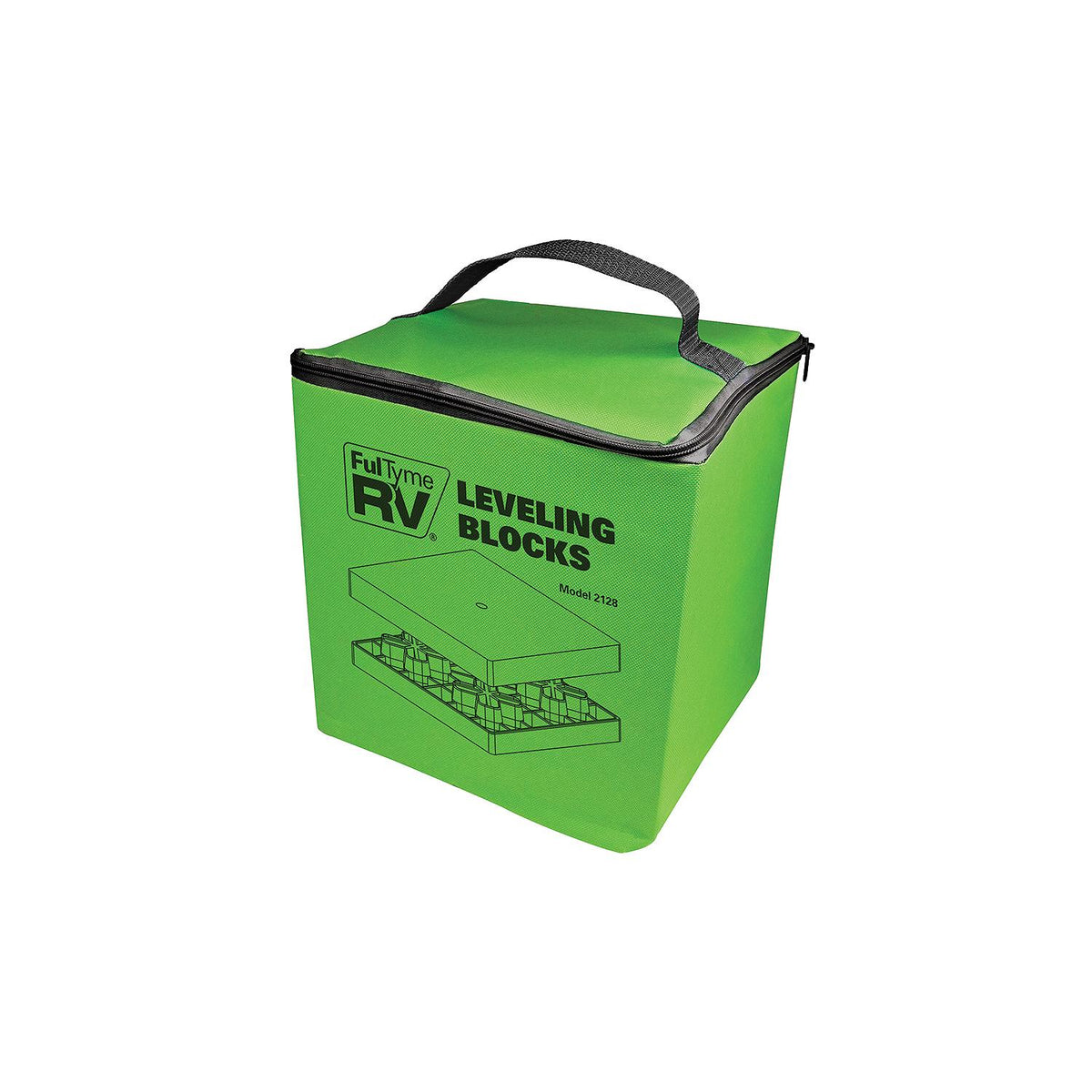 FulTyme RV Leveling Blocks, 10 pack (8 pads + 2 caps)