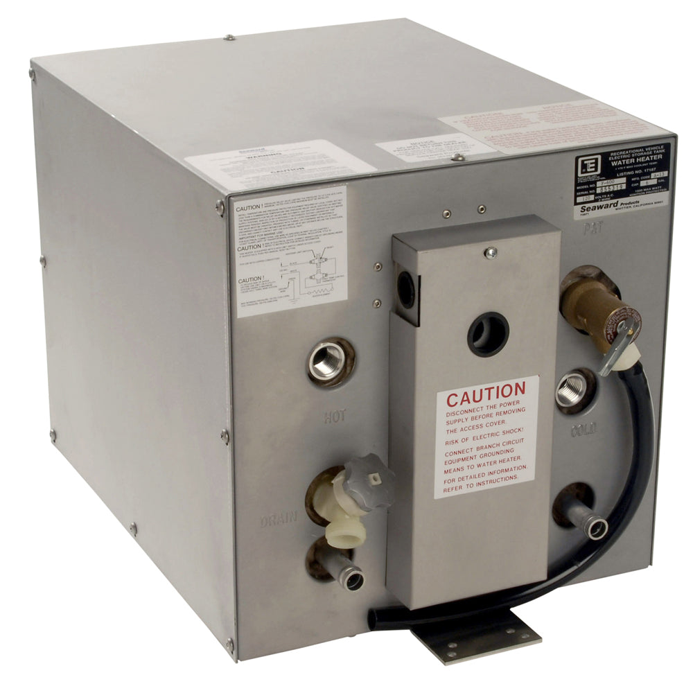Whale Seaward 6 Gallon Hot Water Heater with Front Heat Exchanger - Galvanized Steel - 120V - 1500W