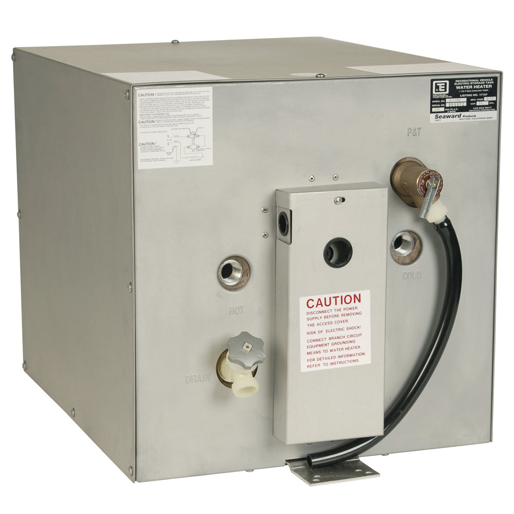 Whale Seaward 11 Gallon Hot Water Heater with Rear Heat Exchanger - Galvanized Steel - 120V - 1500W