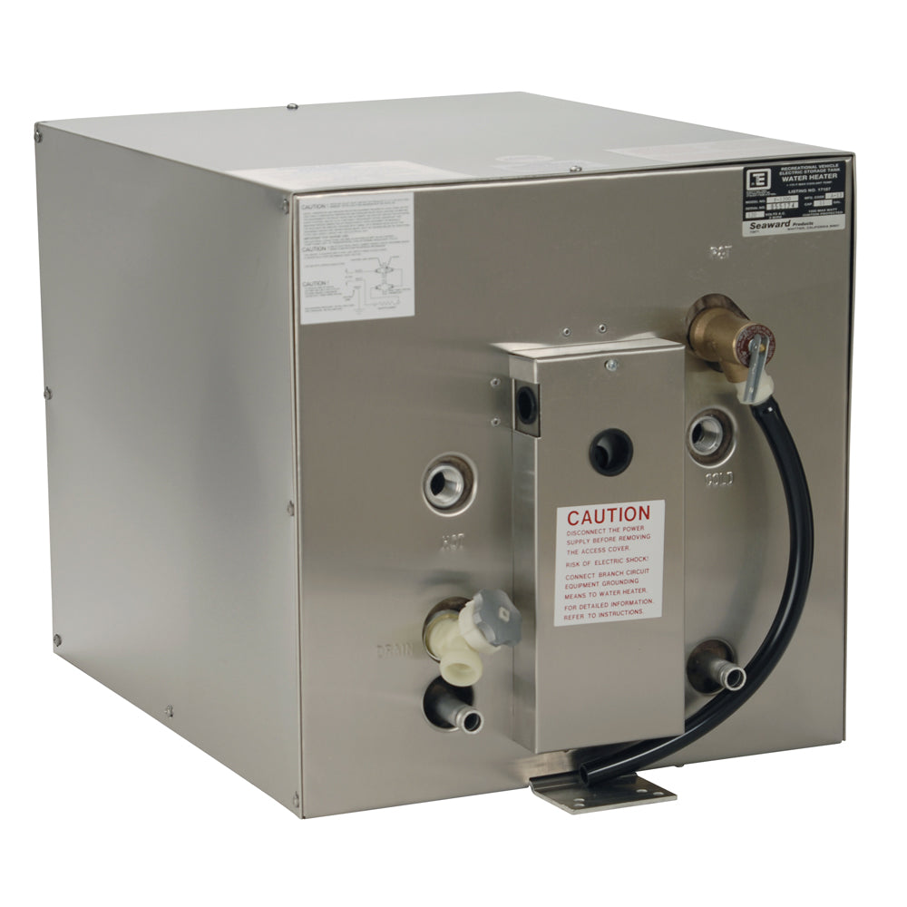 Whale Seaward 11 Gallon Hot Water Heater with Front Heat Exchanger - Stainless Steel - 120V - 1500W