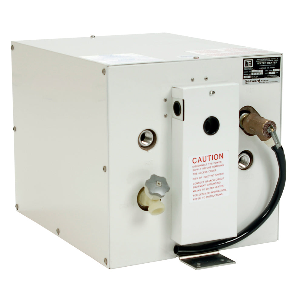 Whale Seaward 6 Gallon Hot Water Heater with Rear Heat Exchanger - White Epoxy - 120V - 1500W