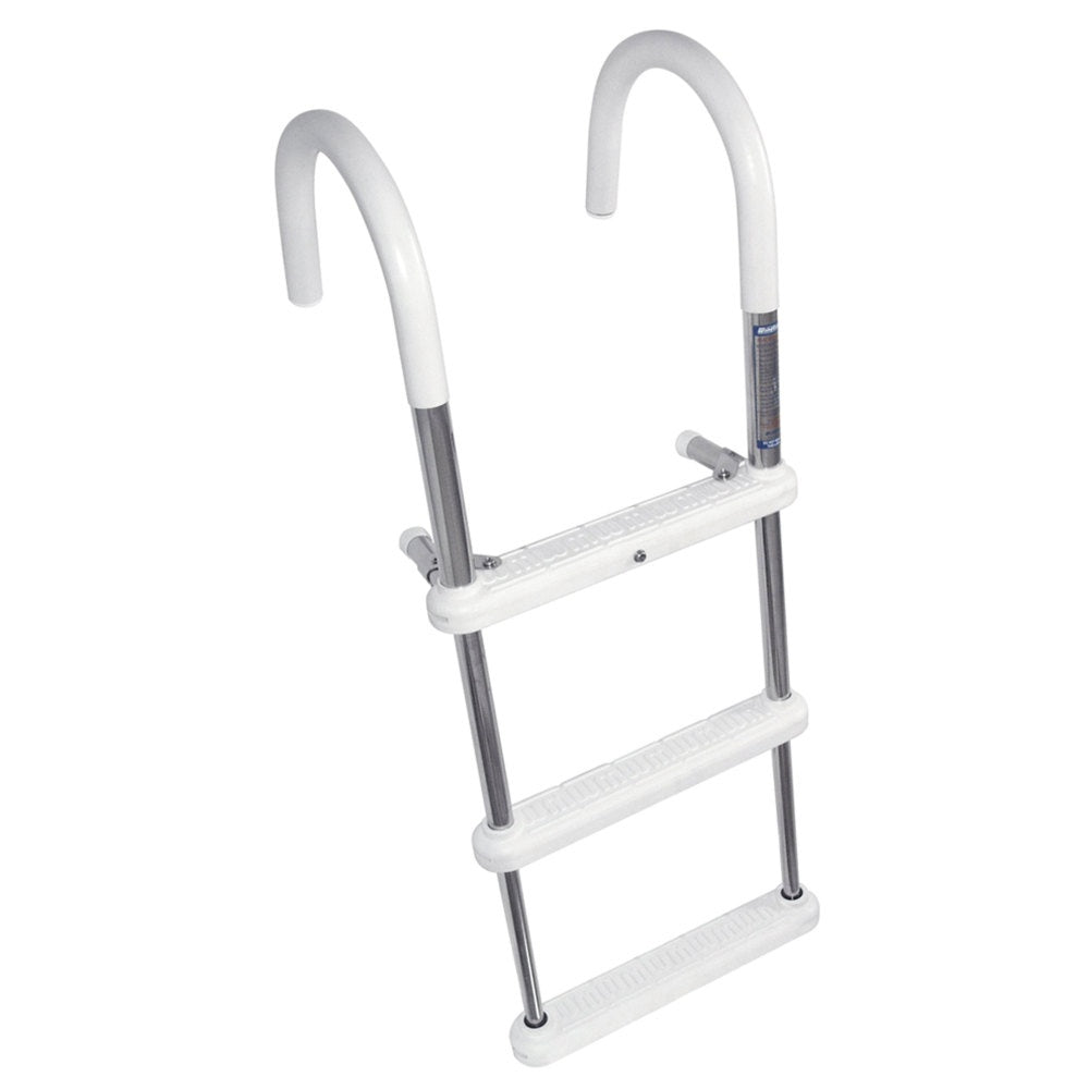 Windline 3 Step Over Platform  Gunwale Hook Boat Ladder Telescoping