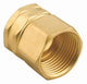 Gilmour Brass Brass Double Female Swivel Hose Connector