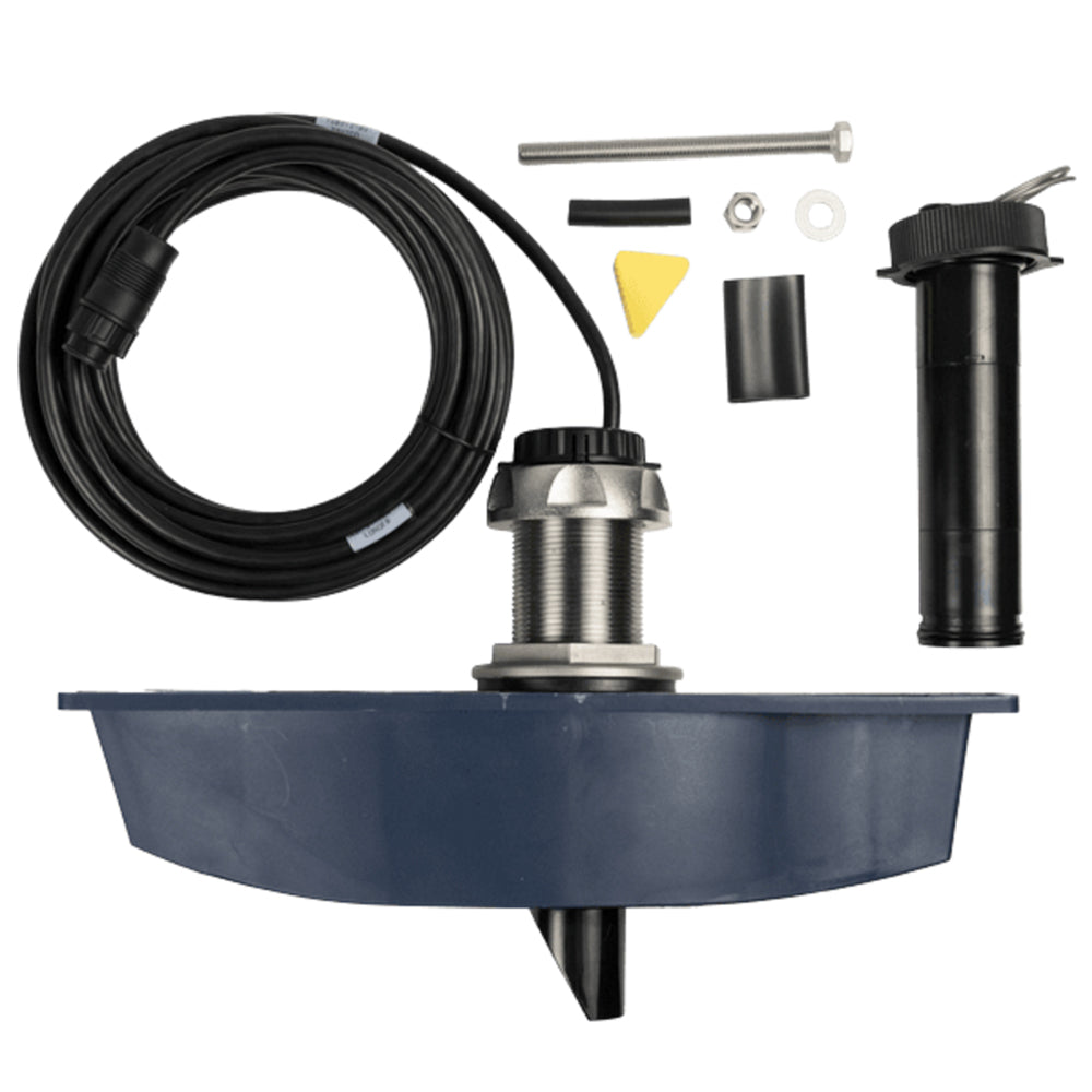 Navico Long Stem ForwardScan™ Transducer with Sleeve Plug & Fairing Block