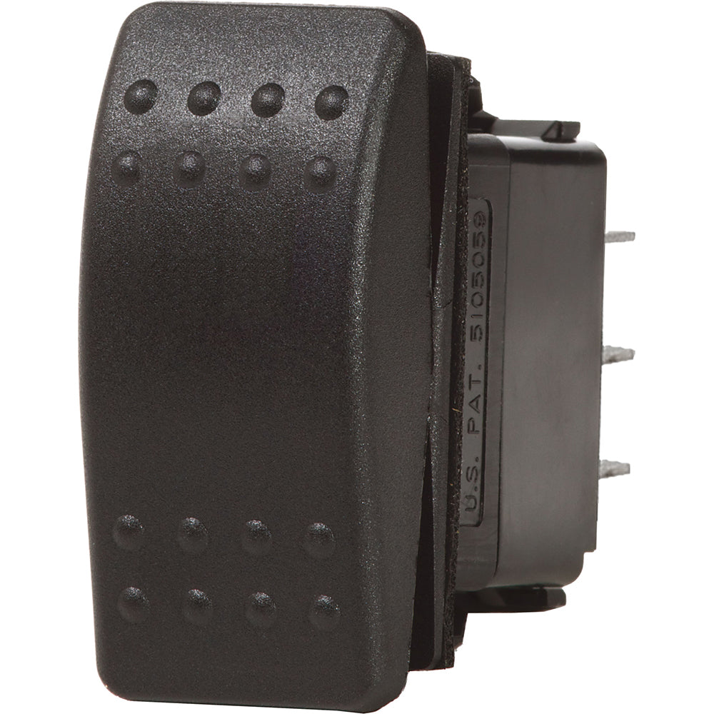 Blue Sea Systems 7930 Contura II Switch SPST Black - OFF-(ON)