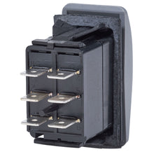 Blue Sea Systems 7938 Contura II Switch DPDT Black - (ON)-OFF-(ON)