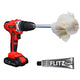 Flitz Buff Ball - Super Mini 2" - White with 1.76oz Tube Flitz Polish