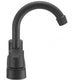 Dura Faucet, Modern High Arc RV Bar Faucet, Matte Black