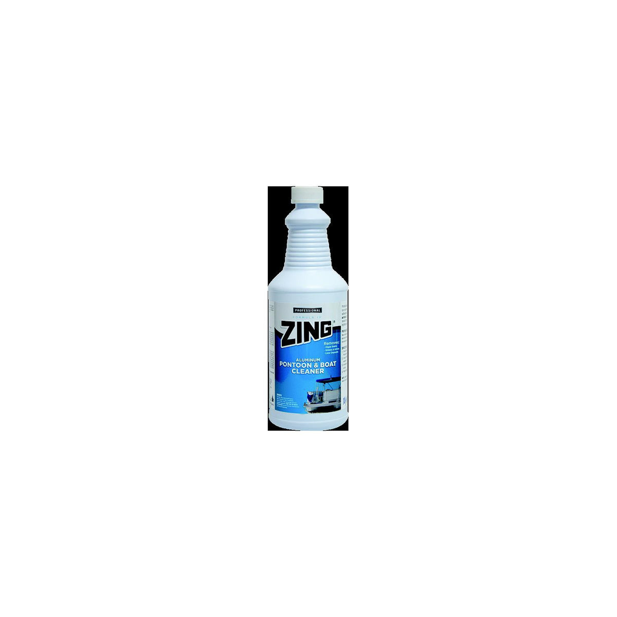 Zing Aluminum Pontoon & Boat Cleaner, Gal., 4/Case