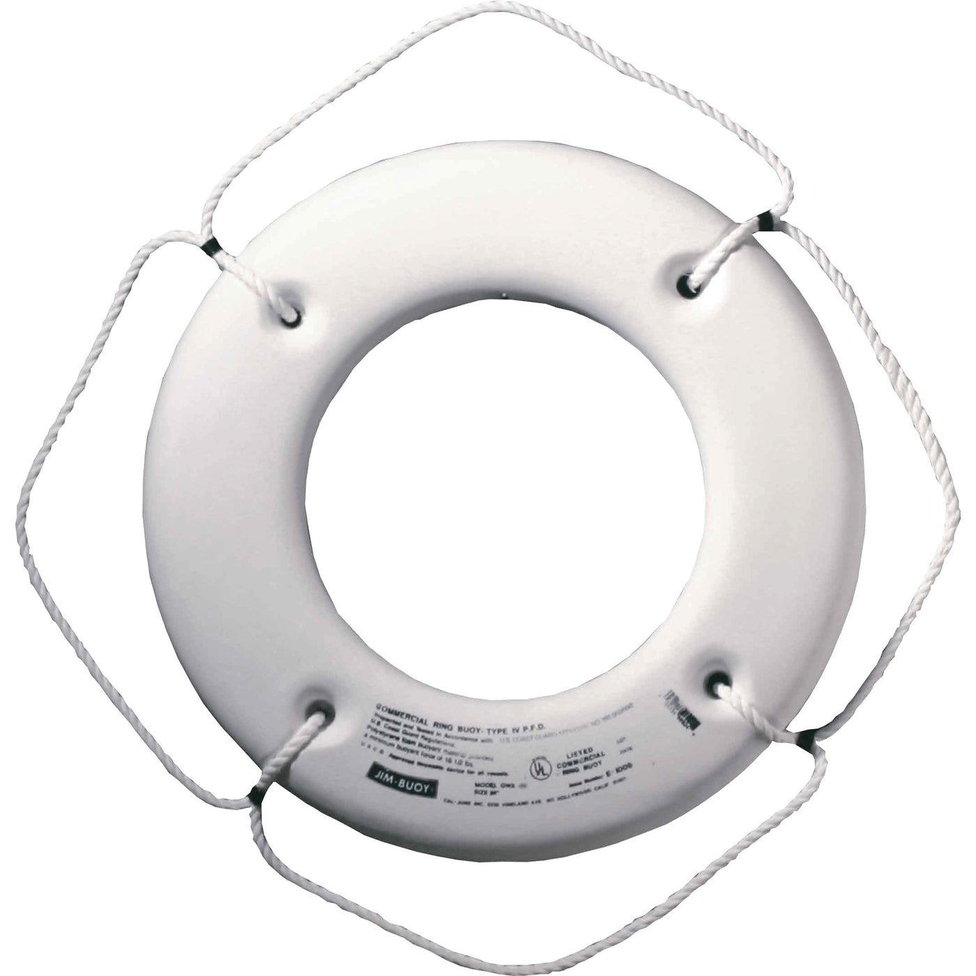 Cal June Bouy - Jim Bouy Hard Shell Life Ring W/ Strap