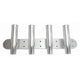 Tigress 4 Rod Aluminum Transom Mount Rod Holder - 28"