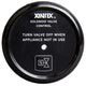 Fireboy-Xintex Propane Control & Solenoid Valve with Black Bezel Display