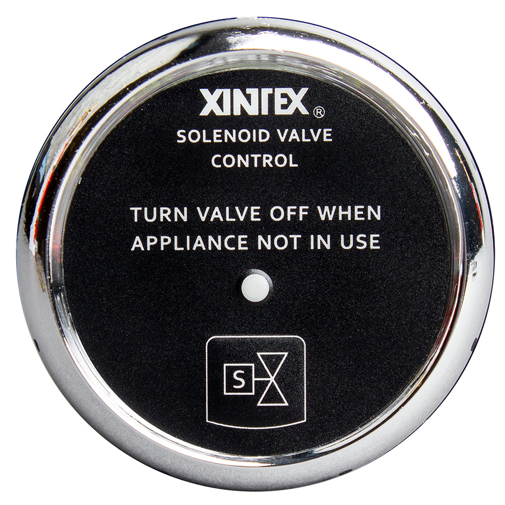 Fireboy-Xintex Propane Control & Solenoid Valve with Chrome Bezel Display