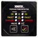 Fireboy-Xintex Propane Fume Detector & Alarm with 2 Plastic Sensors & Solenoid Valve - Square Black Bezel Display
