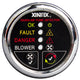 Fireboy-Xintex Gasoline Fume Detector with Blower Control - Chrome Bezel - 12V