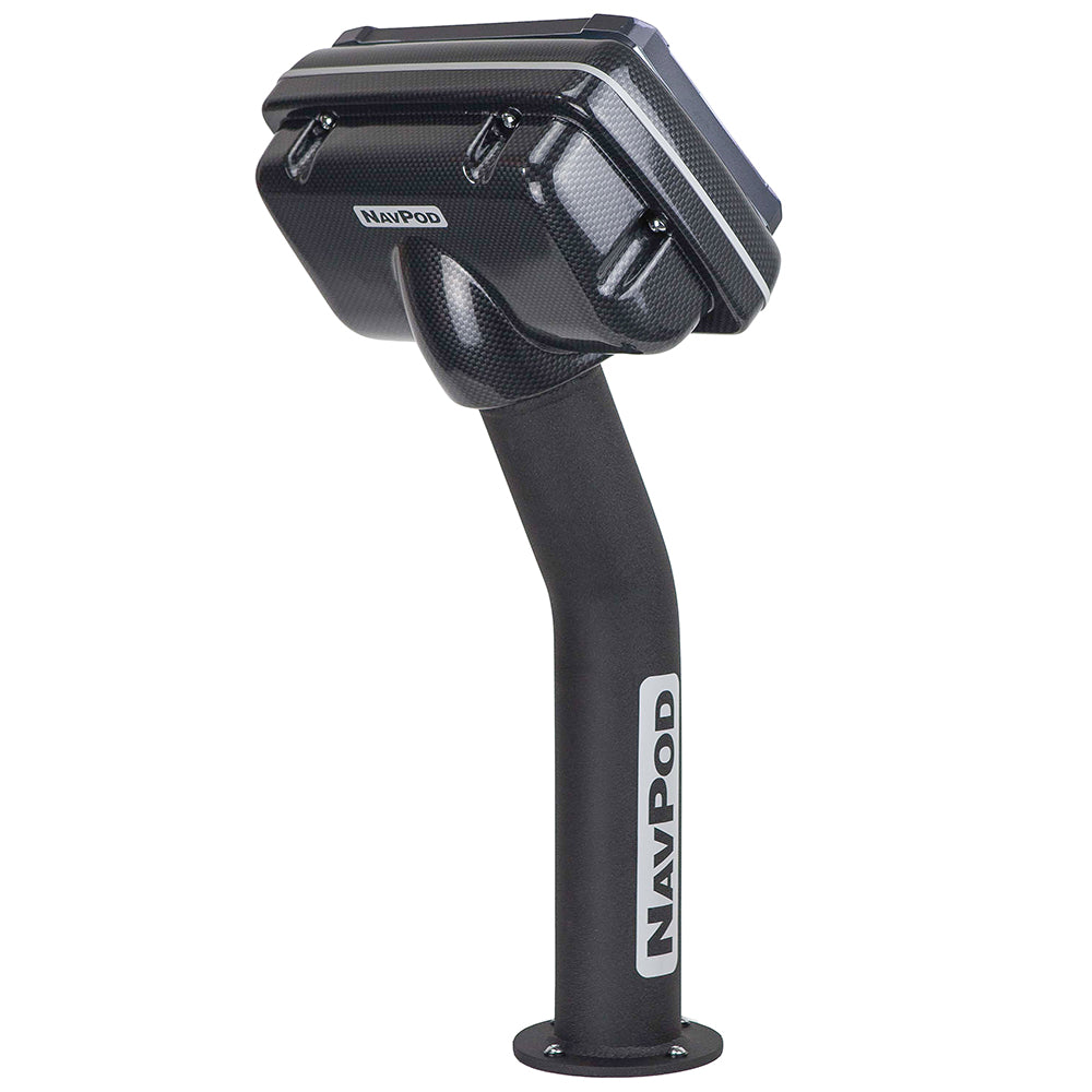 NavPod PED5100-01 PedestalPod Pre-Cut for Humminbird HELIX 10 & HELIX 9 Series - Carbon Black