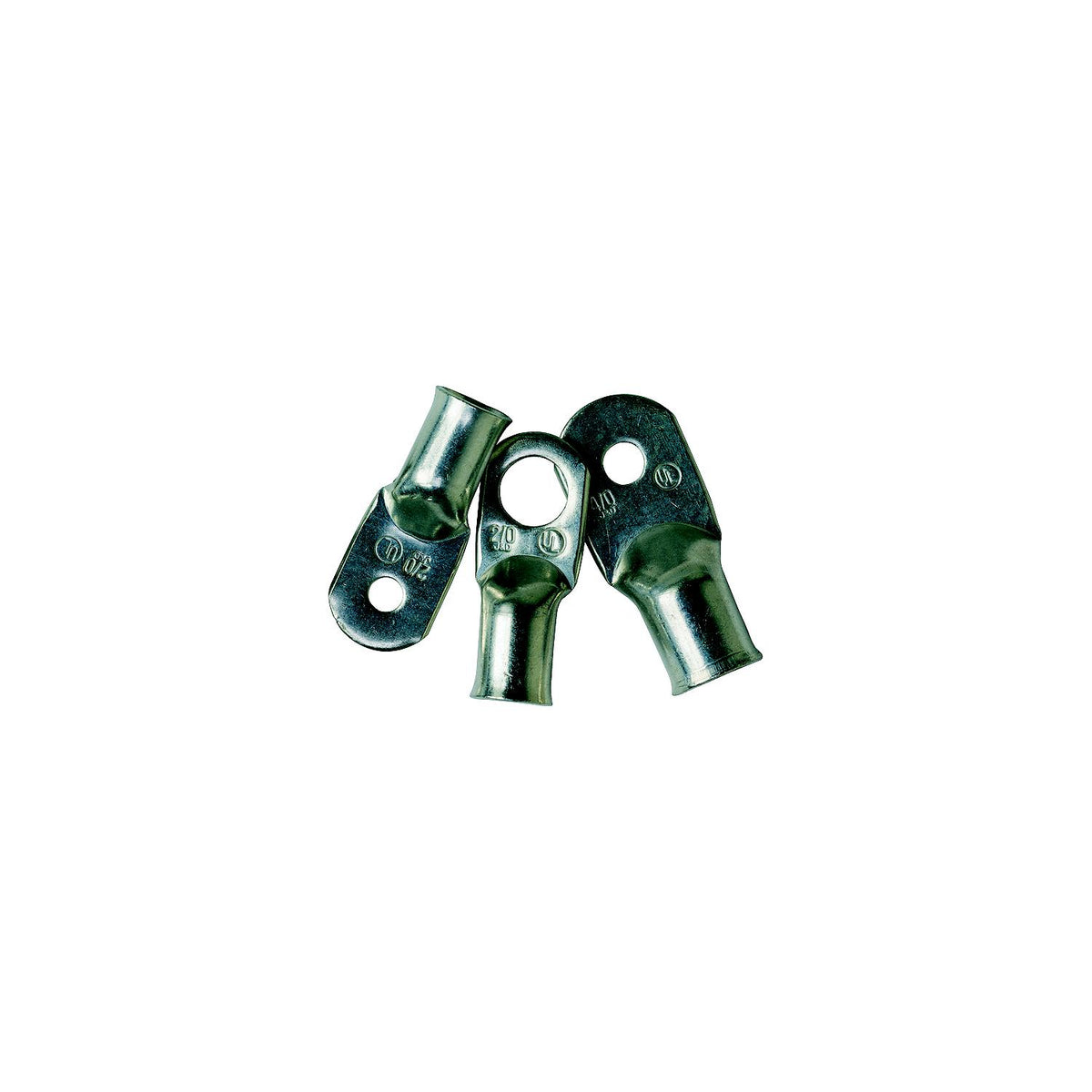 Ancor Marine Grade™ Tinned Battery Lugs, 1/2" Fastener, #1 Cable, 2/Pk