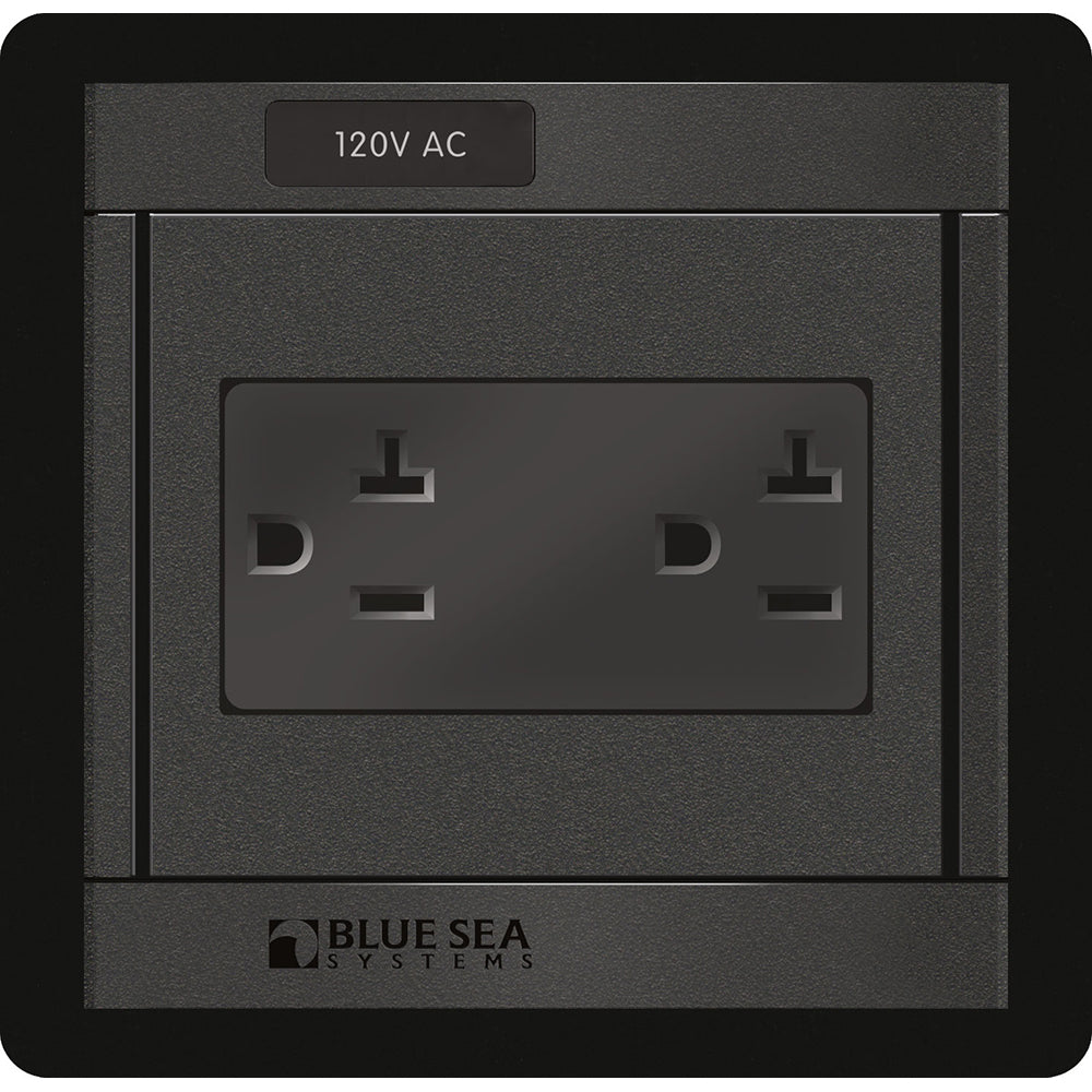 Blue Sea Systems 1479 360 Panel - 120V AC DUal Outlet